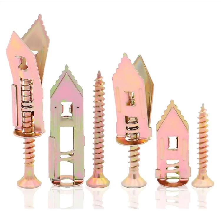 Gypsum Board Self-Tapping Expansion Screw Set Drive-in Anchor For Cement Board, Insulation Board & Drywall Fixing best