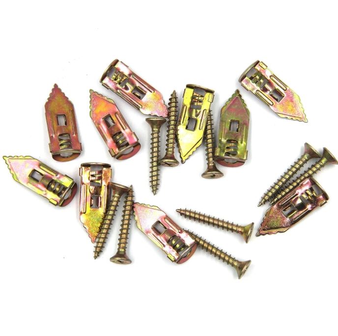 Gypsum Board Self-Tapping Expansion Screw Set Drive-in Anchor For Cement Board, Insulation Board & Drywall Fixing price