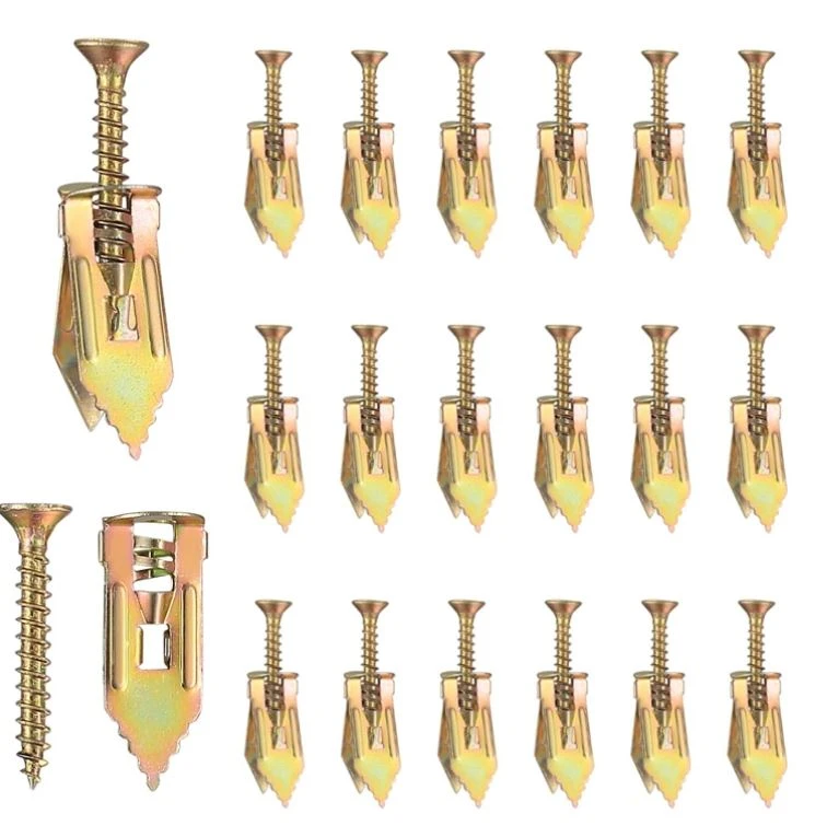 Gypsum Board Self-Tapping Expansion Screw Set Drive-in Anchor For Cement Board, Insulation Board & Drywall Fixing suppliers